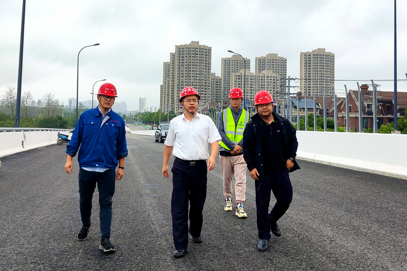 公司黨委書記、董事長錢申春調(diào)研西二環(huán)項目建設推進工作2